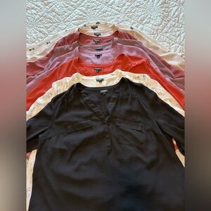 Set of 8 Torrid Harper Blouses size 2